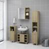 Sonoma Oak Bathroom Mirror Cabinet | Stylish Storage Solution