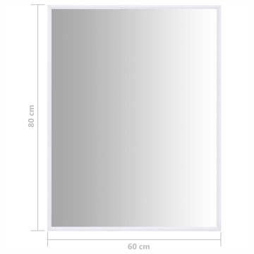 Mirror White 80x60 cm - Minimalist Home Decor | Hipo Market