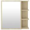 Sonoma Oak Bathroom Mirror Cabinet | Stylish Storage Solution