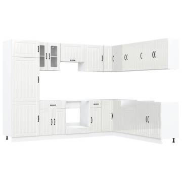 14 Piece Kitchen Cabinet Set - Lucca Gloss White | Hipo Market