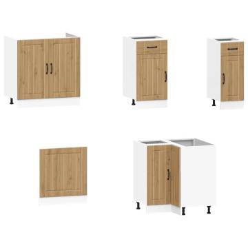 11 Piece Kitchen Cabinet Set - Lucca Artisan Oak | HipoMarket