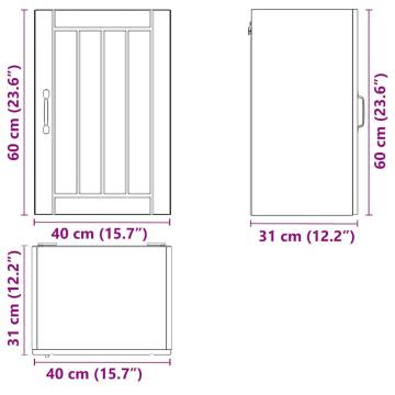 Kitchen Wall Cabinet Lucca - High Gloss White - Hipomarket