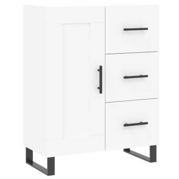 Elegant Highboard White 69.5x34x180 cm | Durable & Stylish