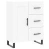 Elegant Highboard White 69.5x34x180 cm | Durable & Stylish