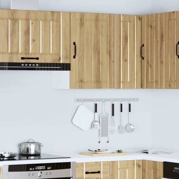 Lucca Artisan Oak Kitchen Wall Cabinet | Durable & Stylish