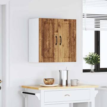 Lucca Kitchen Wall Cabinet - Old Wood Engineered Wood