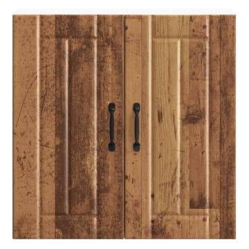 Lucca Kitchen Wall Cabinet - Old Wood Engineered Wood