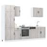  7 Piece Kitchen Cabinet Set Kalmar Grey Sonoma Engineered Wood Colour grey sonoma Quantity in Package 1 Number of 