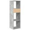 Book Cabinet Concrete Grey - Stylish Engineered Wood Storage