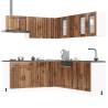  11 Piece Kitchen Cabinet Set Lucca Old Wood Engineered Wood Colour old wood Quantity in Package 1 Number of 