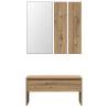 Hallway Furniture Set - Artisan Oak Engineered Wood | HipoMarket