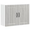  Kitchen Wall Cabinet Lucca Grey Sonoma Engineered Wood Colour grey sonoma Quantity in Package 1 Model 1x wall cabinet (2 doors) 80 cm Number of 