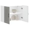 Lucca Grey Sonoma Kitchen Wall Cabinet - Space Optimizer