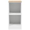 Garage Storage Cabinet White 40x51x85 cm | Solid Wood Pine