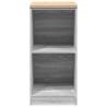 Garage Storage Cabinet Grey Sonoma | Durable Solid Wood Pine