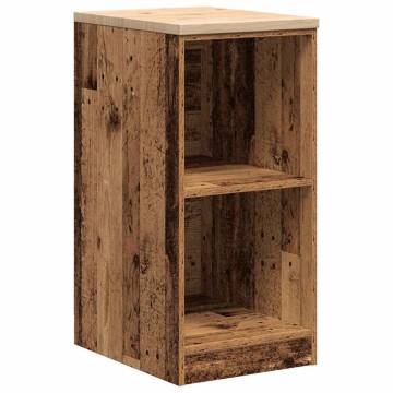 Garage Storage Cabinet Old Wood | Durable Pine | 40x51x85 cm