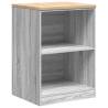 Garage Storage Cabinet Grey Sonoma - Solid Wood Pine 60x51x85 cm