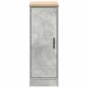 Garage Storage Cabinet Concrete Grey - Solid Wood Pine 30x51x85 cm