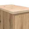 Garage Storage Cabinet Artisan Oak - Solid Wood Pine 30x51x85 cm