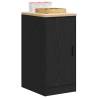 Garage Storage Cabinet Black - Durable Pinewood - 40x51x85 cm