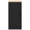 Garage Storage Cabinet Black - Durable Pinewood - 40x51x85 cm