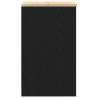 Garage Storage Cabinet Black - Durable Pinewood - 40x51x85 cm