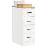  Garage Storage Cabinet White 30x51x85 cm Solid Wood Pine Colour white Size 30 x 51 x 85 cm Quantity in Package 1 Model 4 drawers 