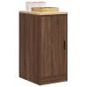 Garage Storage Cabinet - Brown Oak Solid Wood 40x51x85 cm