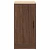 Garage Storage Cabinet - Brown Oak Solid Wood 40x51x85 cm