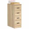  Garage Storage Cabinet Sonoma Oak 30x51x85 cm Solid Wood Pine Colour sonoma oak Size 30 x 51 x 85 cm Quantity in Package 1 Model 4 drawers 