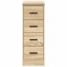 Garage Storage Cabinet Sonoma Oak - Durable Pine Wood 30x51x85cm