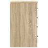 Garage Storage Cabinet Sonoma Oak - Durable Pine Wood 30x51x85cm