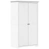 Wardrobe BODO White - Solid Pine Storage | 101x52x176.5 cm