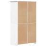 Wardrobe BODO White - Solid Pine Storage | 101x52x176.5 cm