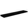 Floating Wall Shelves 4 pcs High Gloss Black | Hipomarket