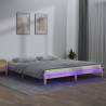 LED Bed Frame 120x190 cm - Stylish Solid Wood Design