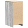 Garage Storage Cabinet Grey Sonoma - Solid Wood Pine 40x51x85 cm