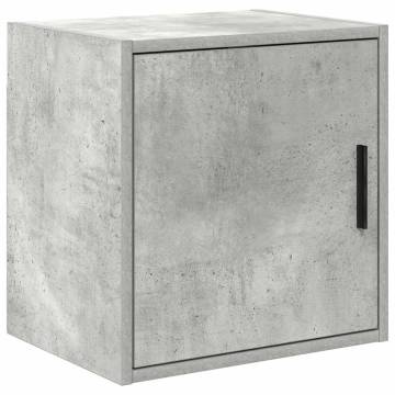 Garage Wall Cabinet - Concrete Grey Engineered Wood | Hipo Market