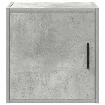 Garage Wall Cabinet - Concrete Grey Engineered Wood | Hipo Market