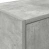 Garage Wall Cabinet - Concrete Grey Engineered Wood | Hipo Market