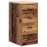 Garage Storage Cabinet - Old Wood, Solid Pine - 40x51x85 cm