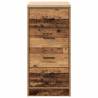 Garage Storage Cabinet - Old Wood, Solid Pine - 40x51x85 cm