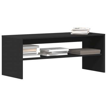 Stylish Black TV Cabinet - 100x40x40 cm | Hipomarket