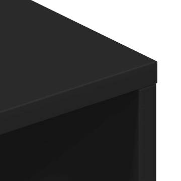 Stylish Black TV Cabinet - 100x40x40 cm | Hipomarket