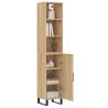 Stylish Highboard Sonoma Oak - 34.5x34x180 cm | Hipomarket