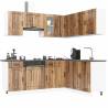  11 Piece Kitchen Cabinet Set Lucca Old Wood Engineered Wood Colour old wood Quantity in Package 1 Model lucca Number of 11 