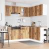 11 Piece Kitchen Cabinet Set Lucca - Elegant Old Wood Design