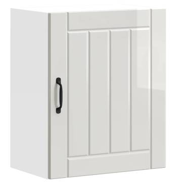 Lucca High Gloss White Kitchen Wall Cabinet - Stylish & Durable