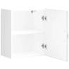 Lucca High Gloss White Kitchen Wall Cabinet - Stylish & Durable