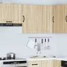 Lucca Kitchen Wall Cabinet in Sonoma Oak - Stylish Storage